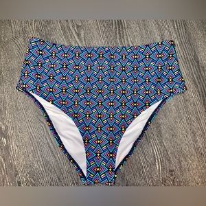Cupshe High Waisted Bikini Bottoms Large